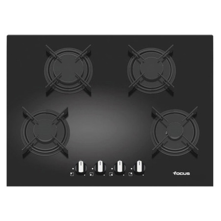 PLAQUE 4 FEUX F 410B VITROCRYSTAL NOIR