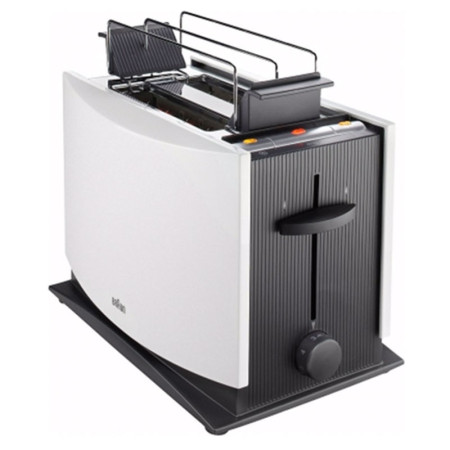 GRILL PAIN HT 450 1000W BLANC BRAUN