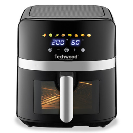 FRITEUSE DIGIT S.HUILE 8L TECHWOOD TFR-806/866 SHD 1700W PORTE VITREE