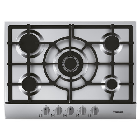 PLAQUE FOCUS 5FEUX F478 X INOX 70 CM