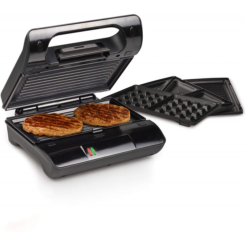 Grill viandes et panini 700w silver - SM156140 - MOULINEX