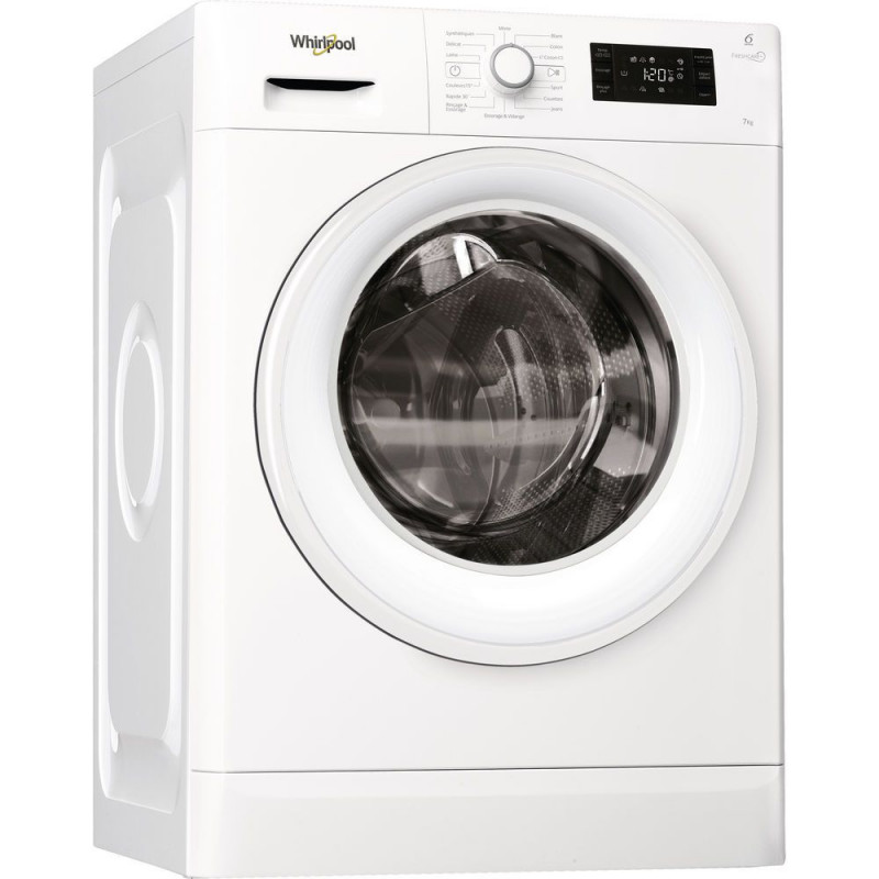 Lave Linge Frontale WHIRLPOOL 7 Kg Blanc FWG71253WNA