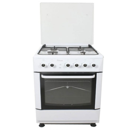 CUISINIERE GAZ PROCOOK TG 6640BL BLANC 60CM
