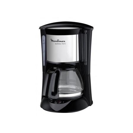 Machine a Cafe - Cafetiere Electrique filtre MOULINEX SUBITO - 8 a 12  tasses - Noir et Inox - 800W