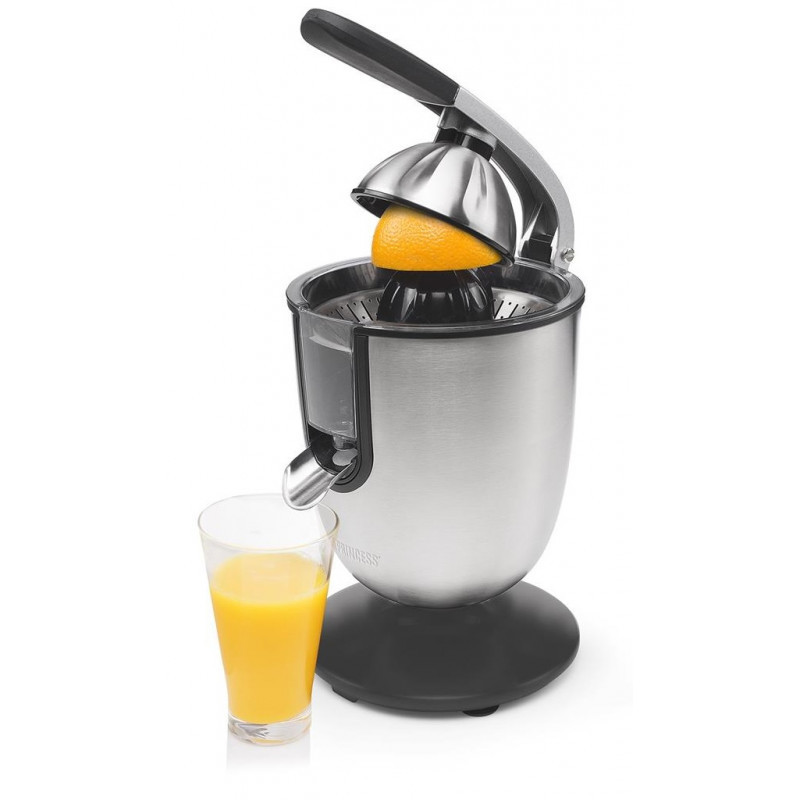 Presse agrume electrique extracteur de jus d'orange double plateau